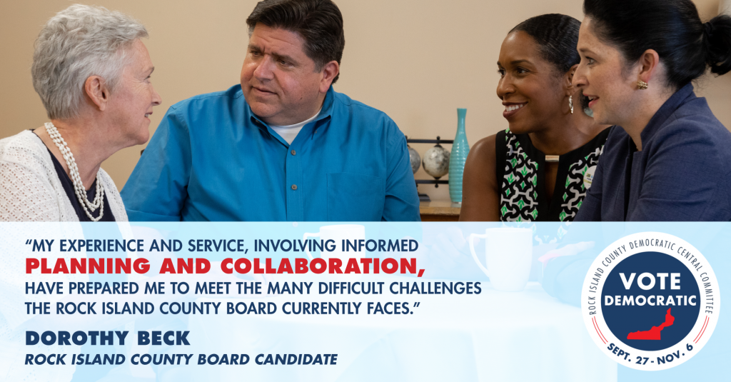 Liberty Bell Rock Island Democratic Committee campaign sample