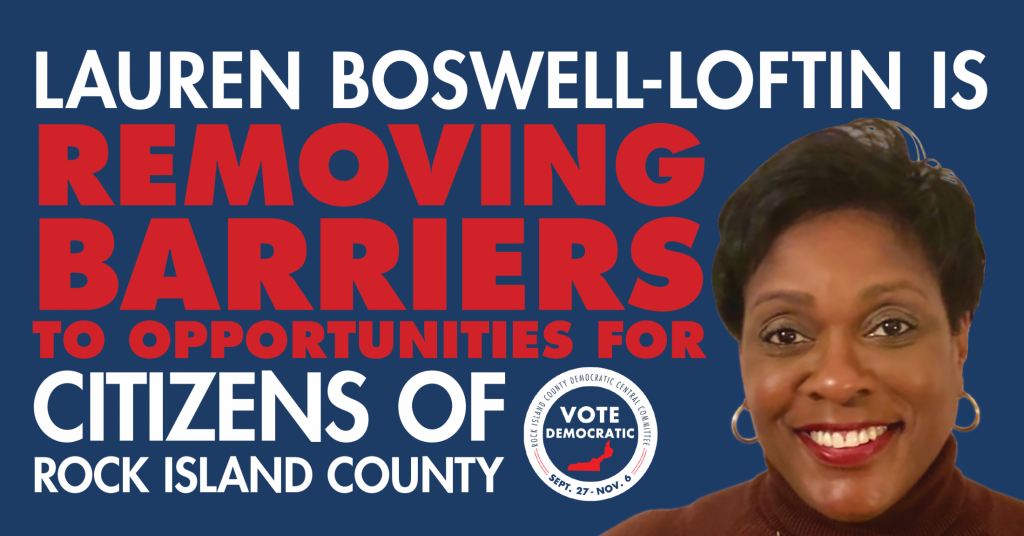 Liberty Bell Rock Island Democratic Committee campaign sample