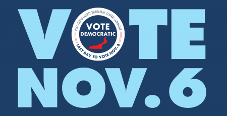 Vote now rock island democratic committee campaign sample